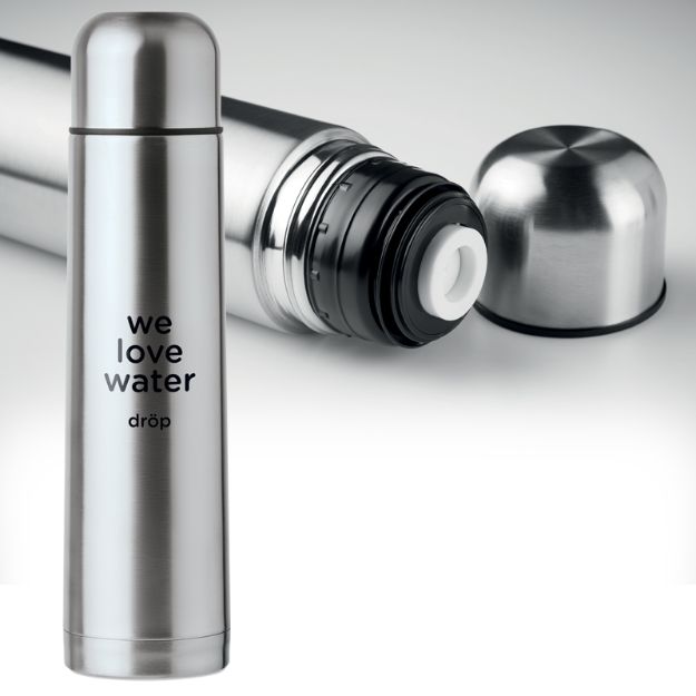 dubbelwandige drinkfles 1000 ml