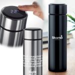 thermosfles met thermometer 450 ml pole