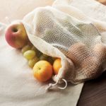 katoen mesh voedselzak veggie