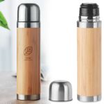chan bamboo thermosfles met bamboe