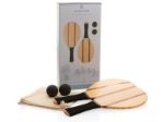 houten frescobol tennis set