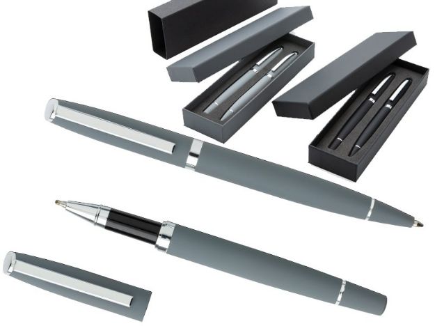 deluxe pen set balpen mer rollerpen
