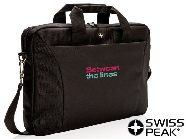 swiss peak 15.4 inch laptop tas pvc-vrij