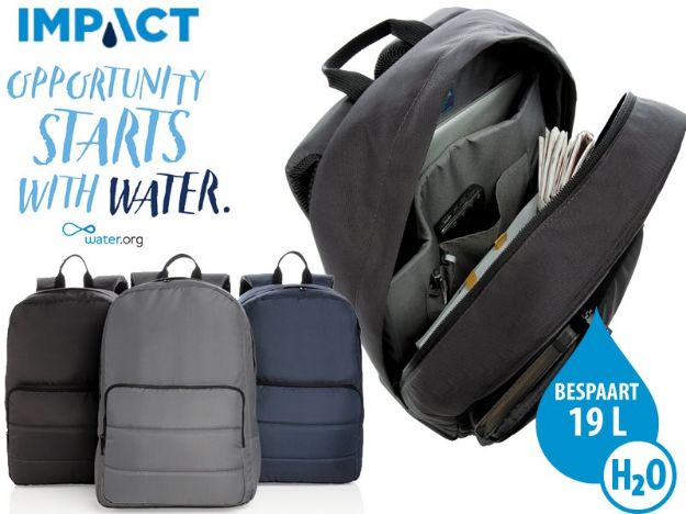 impact aware rpet basic 15,6 inch laptoprugzak