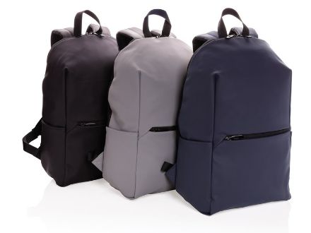 smooth pu 15.6 inch laptop rugzak pvc-vrij