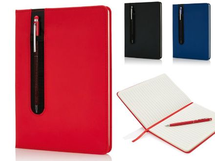 deluxe a5 notitieboek met stylus pen