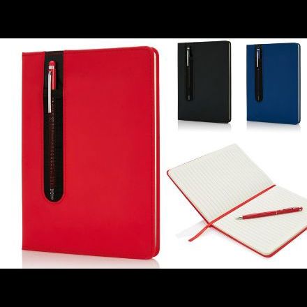 deluxe a5 notitieboek met stylus pen