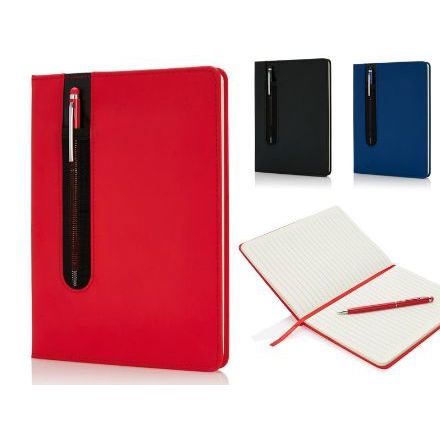 deluxe a5 notitieboek met stylus pen