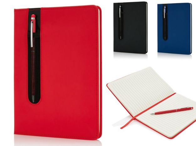 deluxe a5 notitieboek met stylus pen