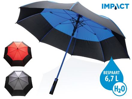 27 inch impact aware rpet auto stormparaplu