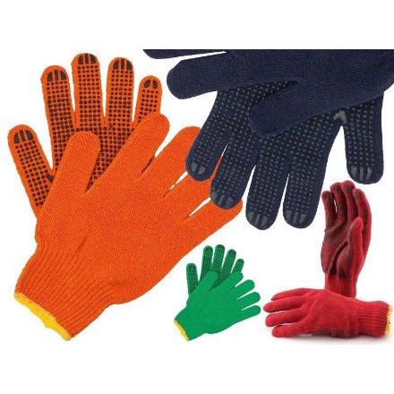 katoenen handschoen met antislip Enox