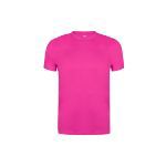 kinder t-shirt polyester 135 gr/m2 4-5,6-8,10-12 - fuchsia