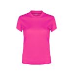 vrouwen t-shirt polyester. - fuchsia