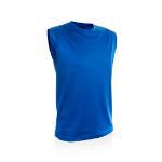 t-shirt 100% polyester 135 gr/m2, ademend - blauw