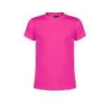 kinder t-shirt 100% polyester - fuchsia