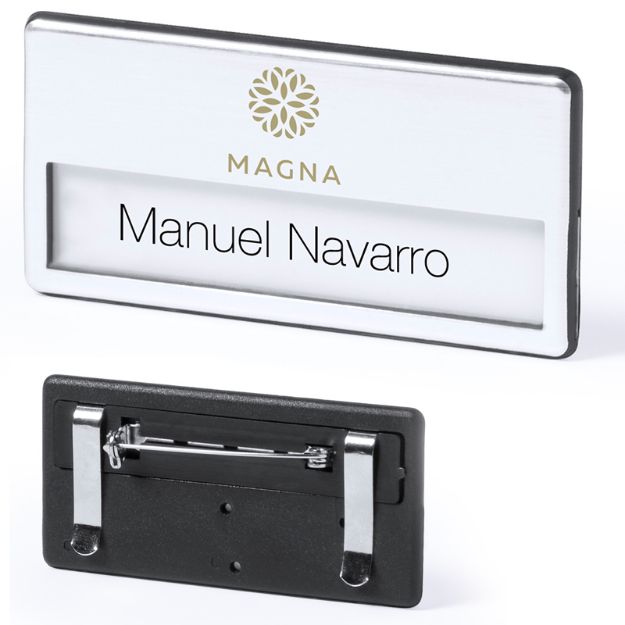 aluminium naamplaatje