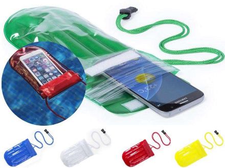 waterdichte mobiele telefoonhoes met touch screen