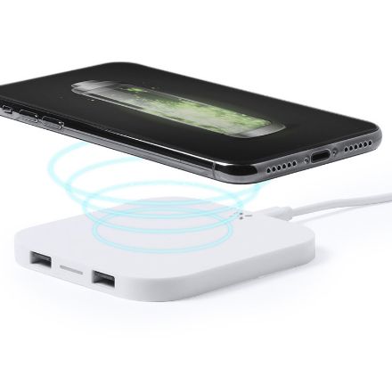 draadloze mobiele telefoon lader met 2 usb poorten