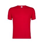 volwassene t-shirt katoen 130 gr. maten s tot xxl - rood