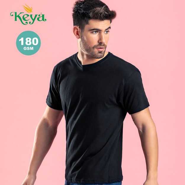 volwassene t-shirt katoen 180 gr. maten:s tot 3xl