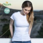 dames t-shirt katoen 150 gr maten s-xxl