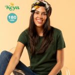 dames t-shirt katoen 180 gr. maten:s tot xxl