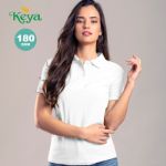 dames polo shirt 100% katoen 180 gr.