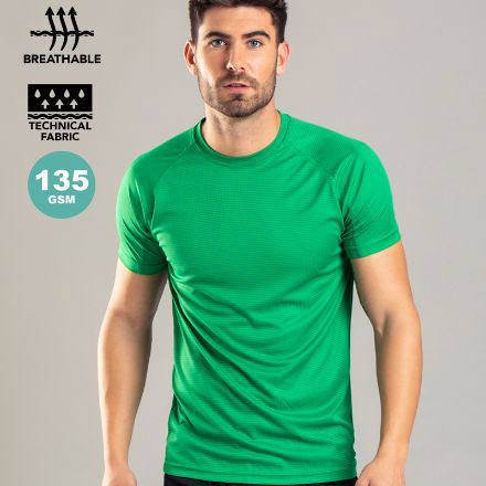 t-shirt polyester 135 gr. ademend s-xxl