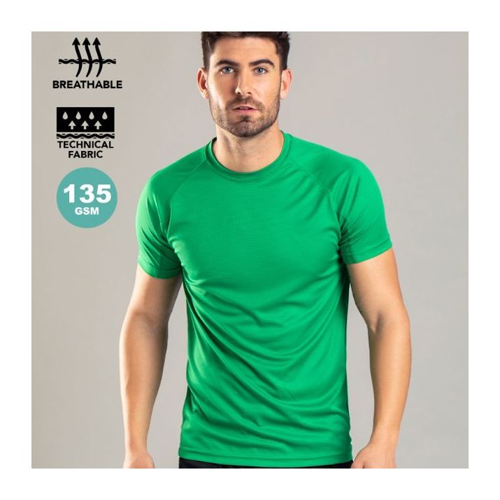 t-shirt polyester 135 gr. ademend s-xxl