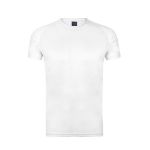 t-shirt polyester 135 gr. ademend s-xxl - wit