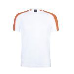 t-shirt polyester 135 gr. ademend maten s-xxl - oranje