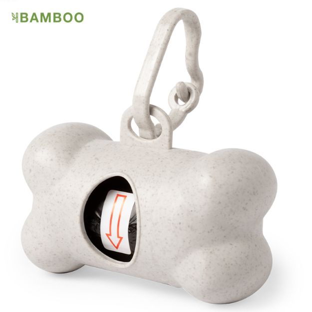 15 zakjes dispenser van bamboevezel leiren