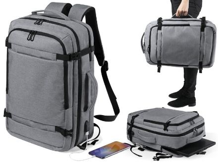 aktentas rugzak sulkan met usb verbinding