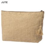 toilettas van gelameerde jute lindak