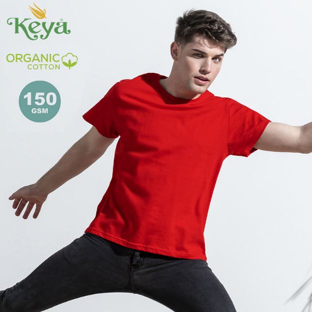 t-shirt volwassene biologisch katoen 150 gr