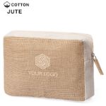 toilettas van jute en katoen ringok