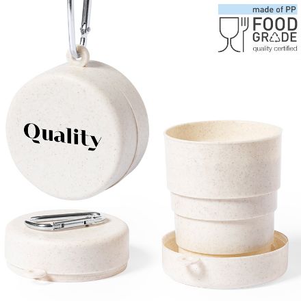 opvouwbare beker sainod voedselveilig 220 ml