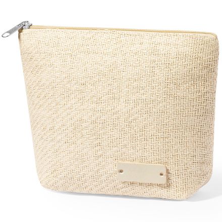 toilettas synthetisch materiaal, houten plankje