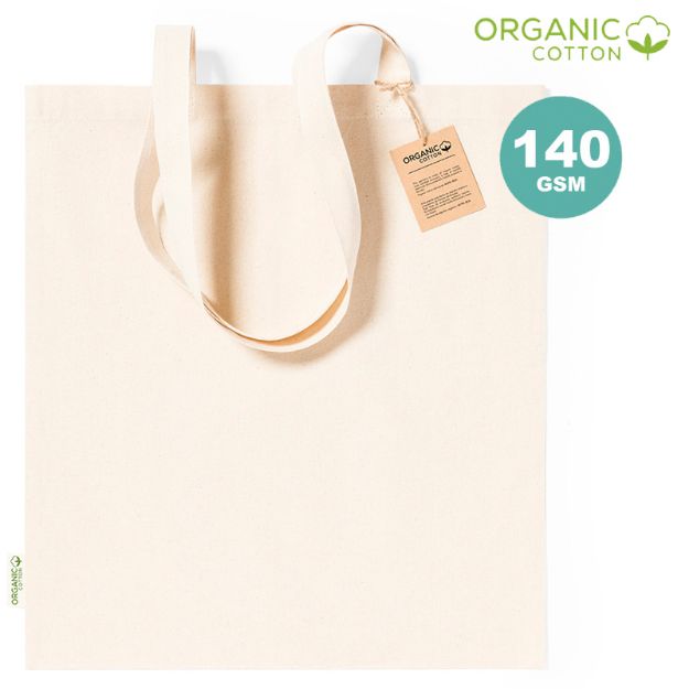 boodschappentas van organisch katoen 140 gr rumel