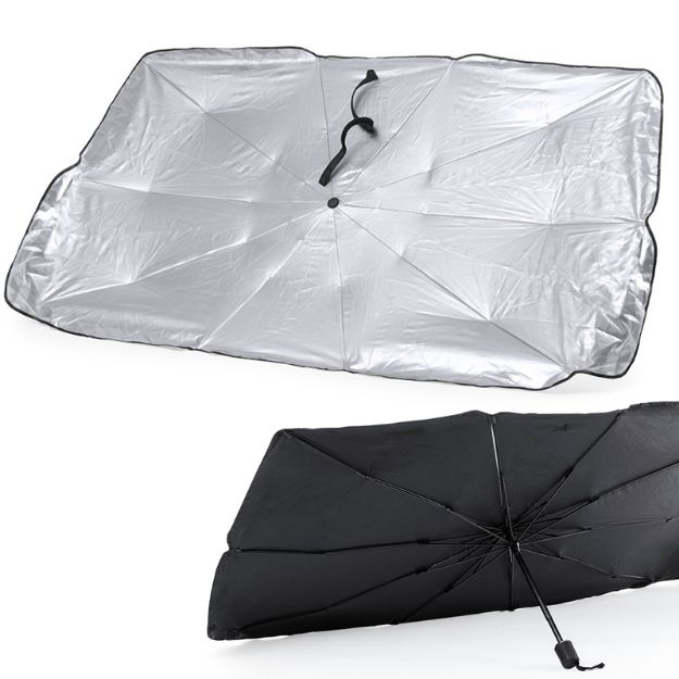 opvouwbaar auto zonnescherm in zakje burdy