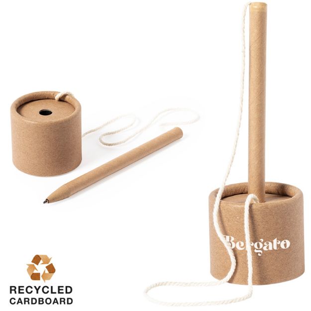 pen recycled karton pontux blauwschrijvend