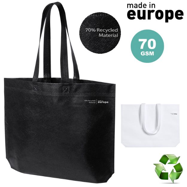 boodschappentas gerecycleerd non woven prastol