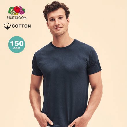 kleuren t-shirt katoen 150 gr fruit of the loom Ic
