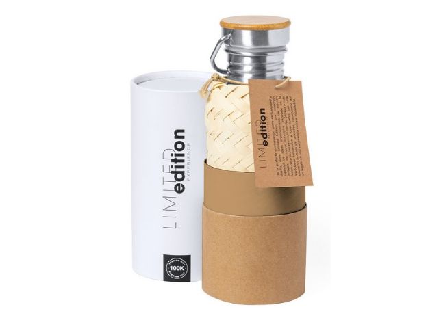 rvs fles ninvux 600 ml incl. zakje