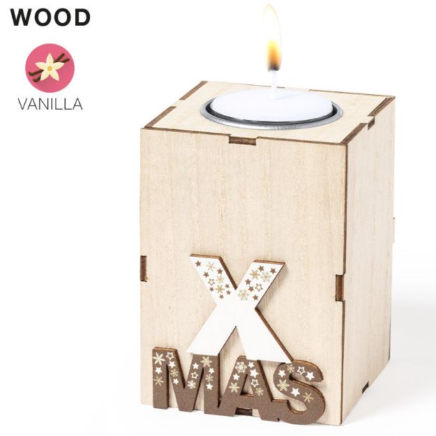 houten kerstgeurkaars jorin