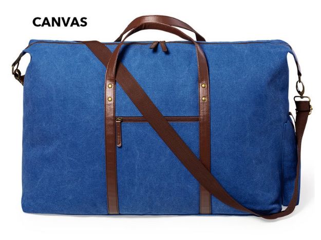 canvas tas met pu handvaten stariux