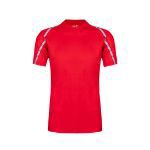 t-shirt 100% polyester 135 gr/m2, cubic - rood
