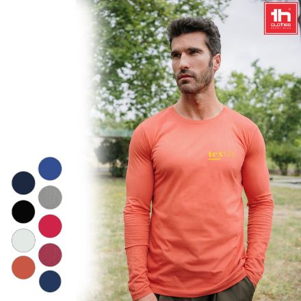 thc buc t-shirt mannen lange mouw 150 gr katoen