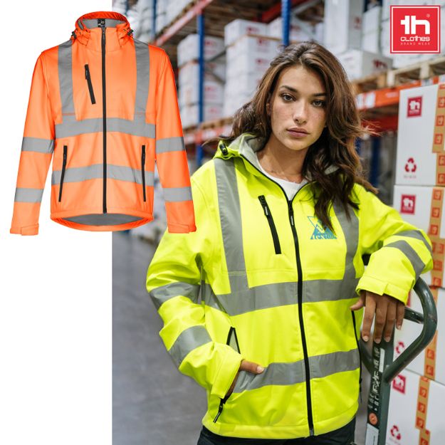 thc zagreb work. softshell heren jas