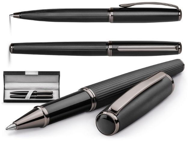 imperio rollerbal en balpen set blauwschrijvend